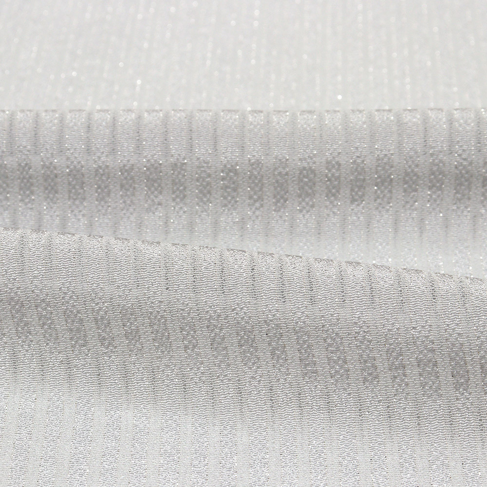 草木染め縦絽帯揚(銀通し)