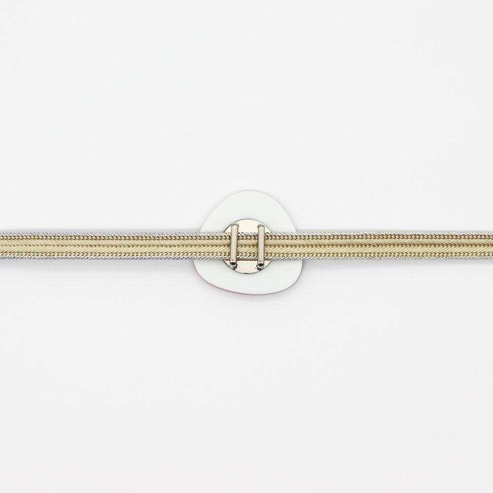 貝帯留(だるま)【リオン工芸】