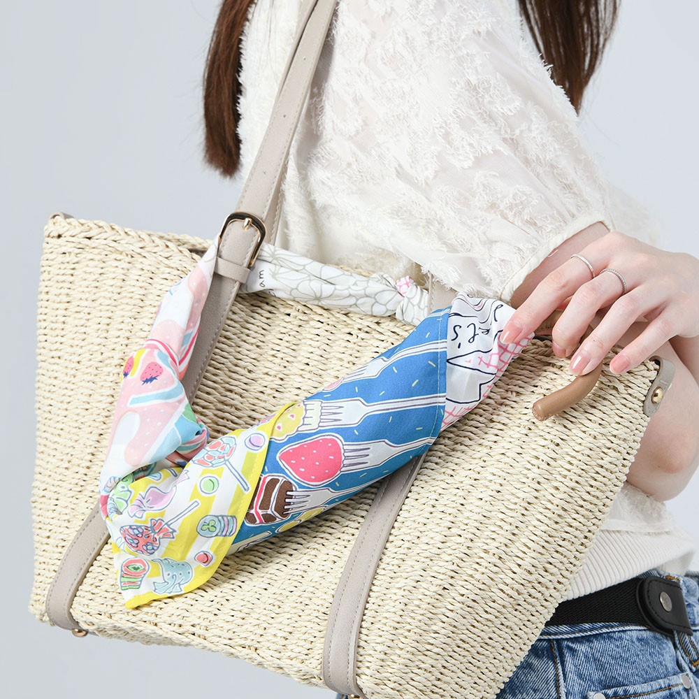 撥水風呂敷(スイーツマップ)『ながれ』