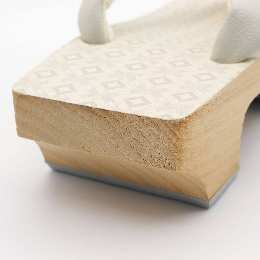 スクエア下駄(菱繋ぎ)『彩小径』