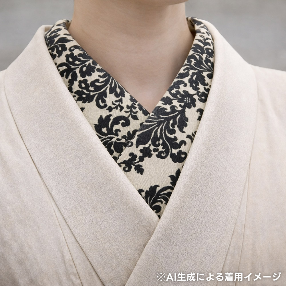 ポリエステル半衿(アラベスク)【いち利モールオリジナル】