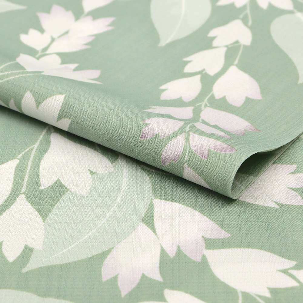 洗える着物(リョウブ)『加賀友禅浴衣図案』【東レセオα】