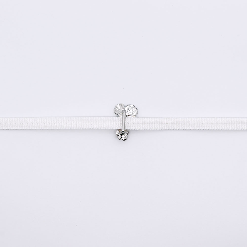 真鍮帯留(クローバー)