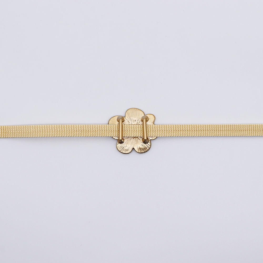 真鍮帯留(フラワー)