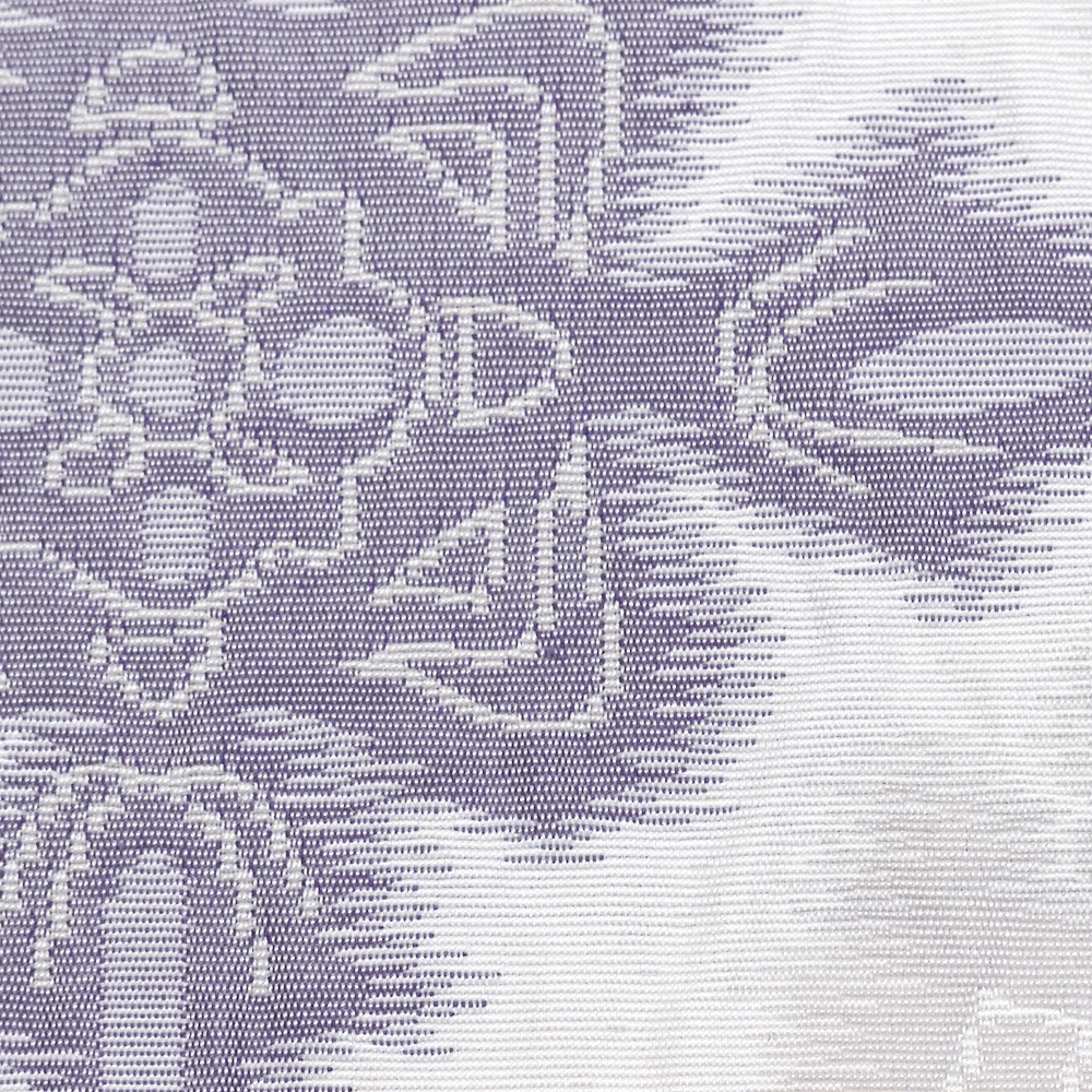 西陣袋帯（花菱）：青【木原織物】