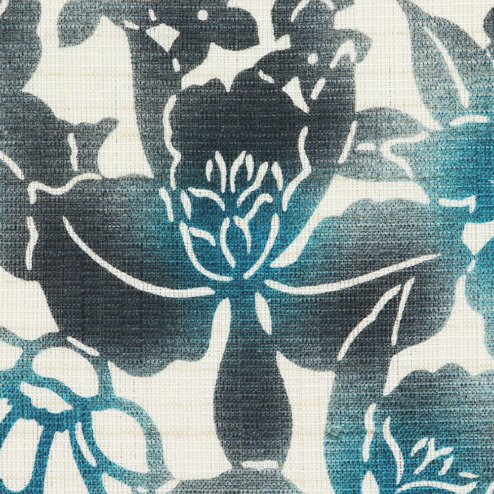 京紅型染め袋帯(花尽くし)