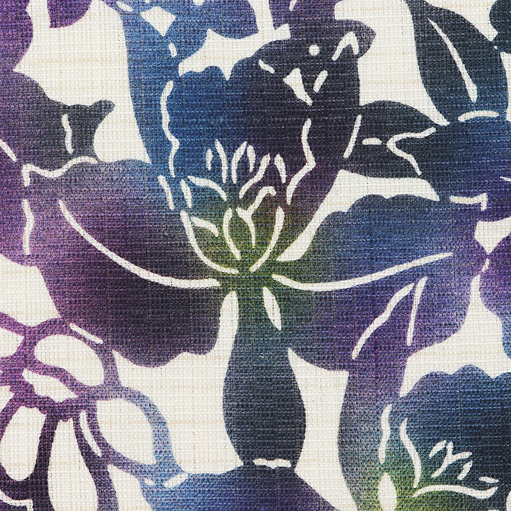 京紅型染め袋帯(花尽くし)