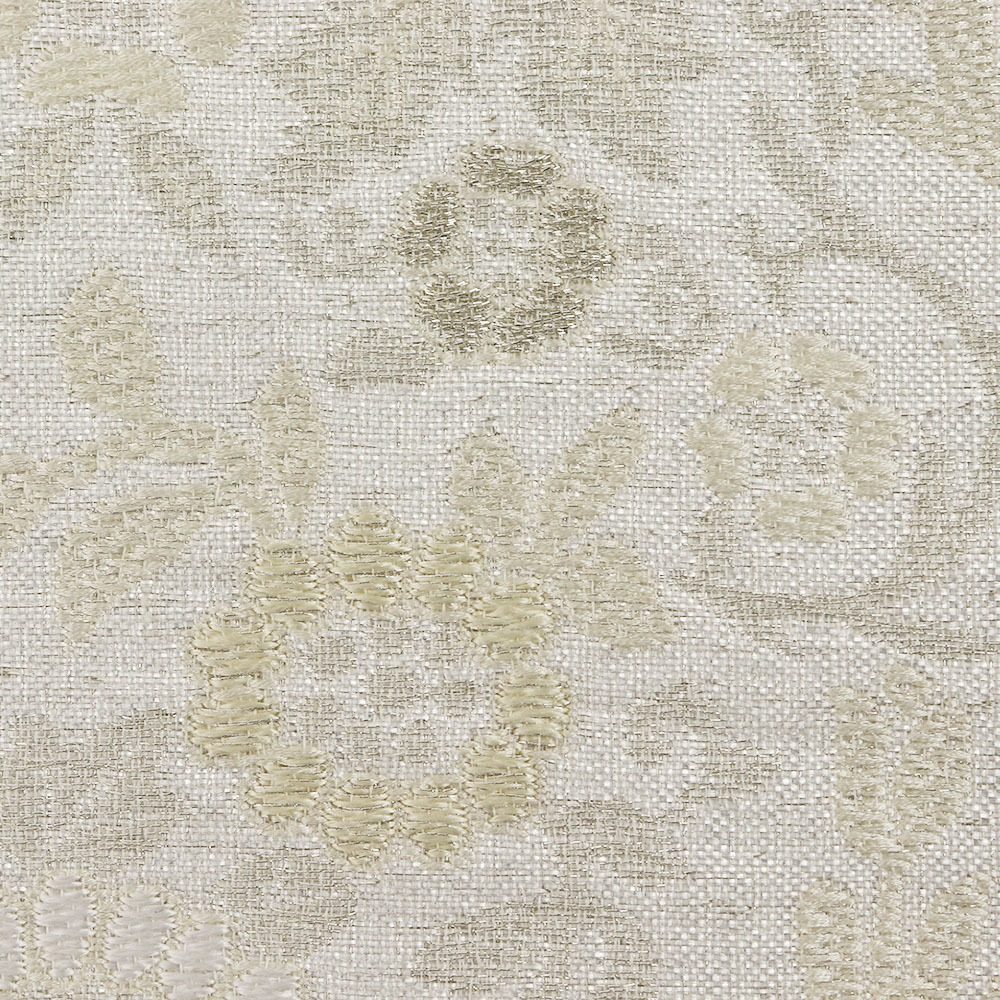 西陣九寸名古屋帯(花唐草)『粋華花裂取画譜』【小森織物】