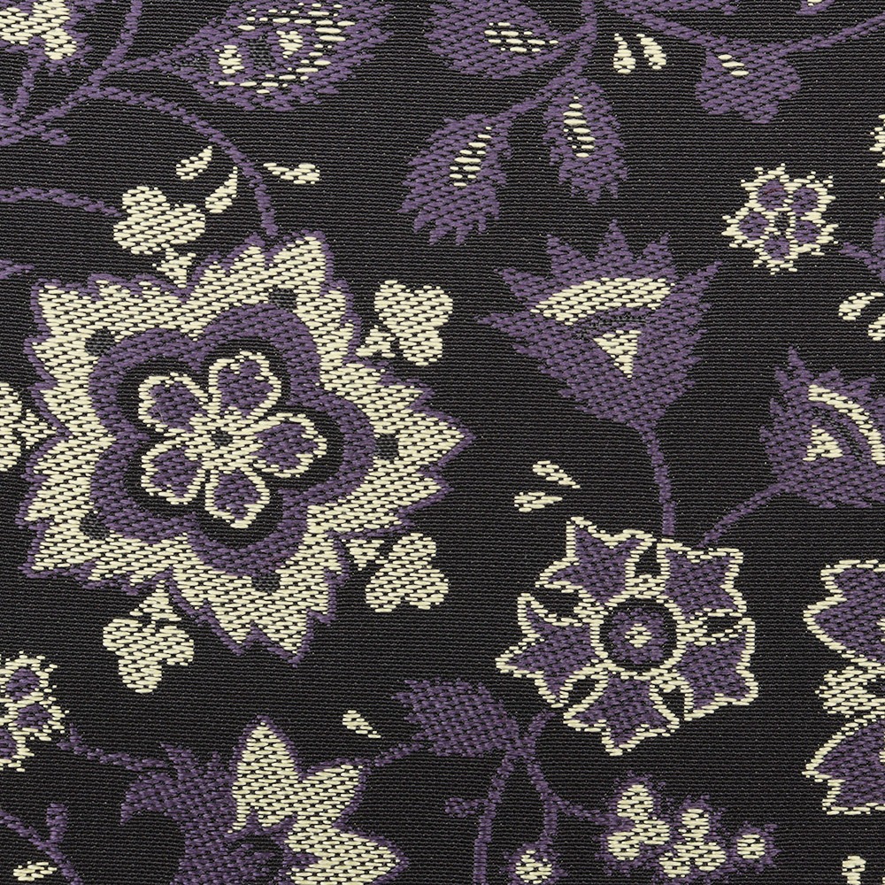 西陣御召地九寸名古屋帯(花唐草)