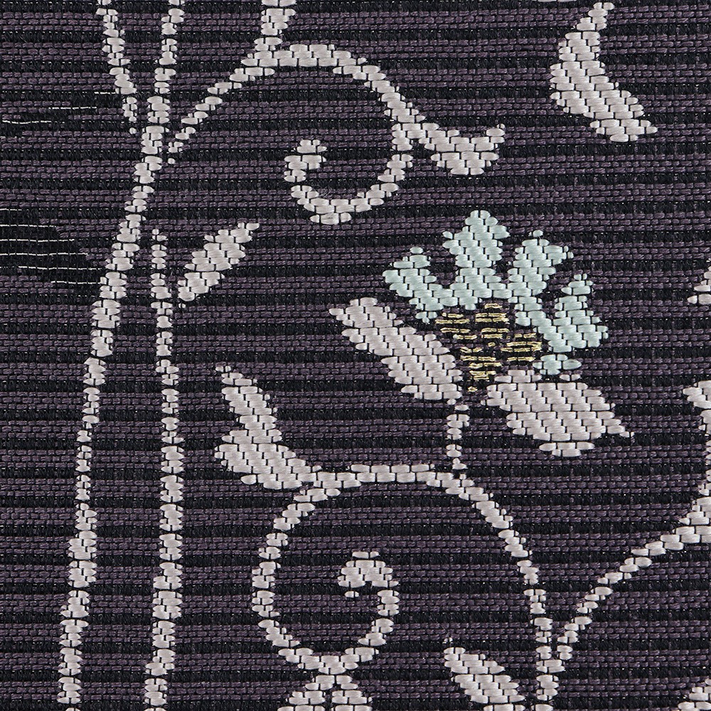 西陣夏九寸名古屋帯(立涌唐花)