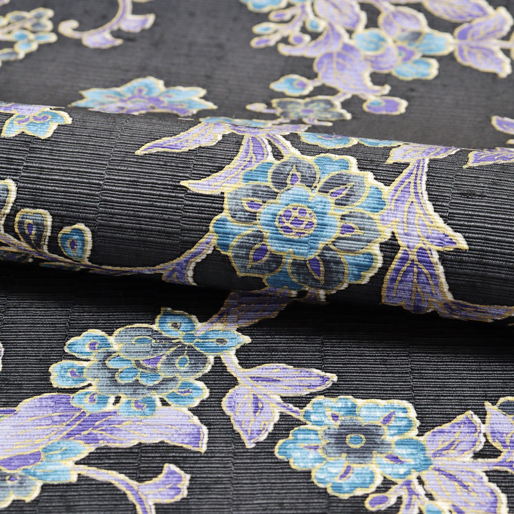 牛首八寸名古屋帯(花冠)【白山工房×岡重】