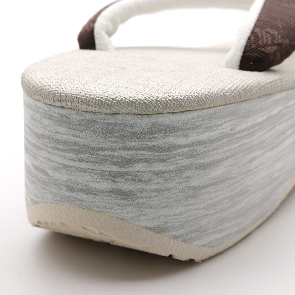 博多織カフェ草履(花唐草)【カレンブロッソ】