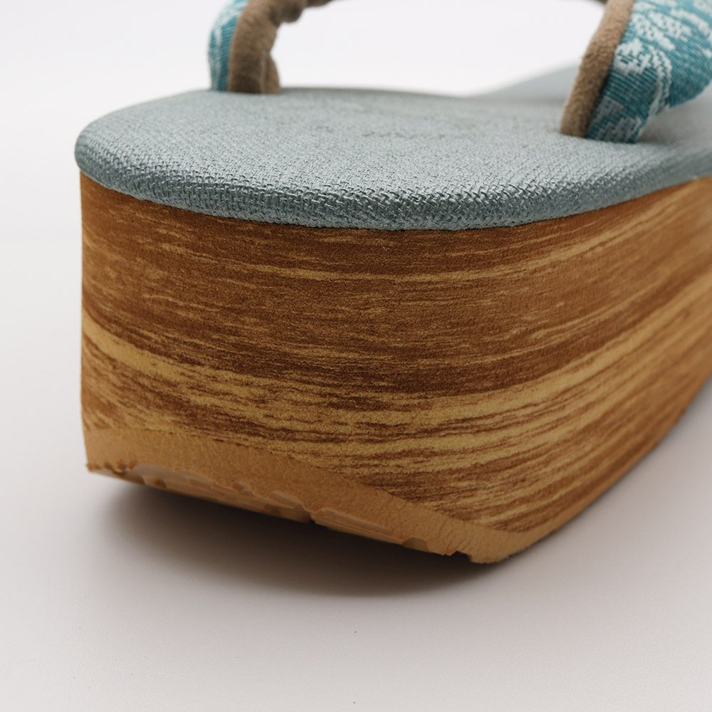 博多織カフェ草履(花唐草)【カレンブロッソ】