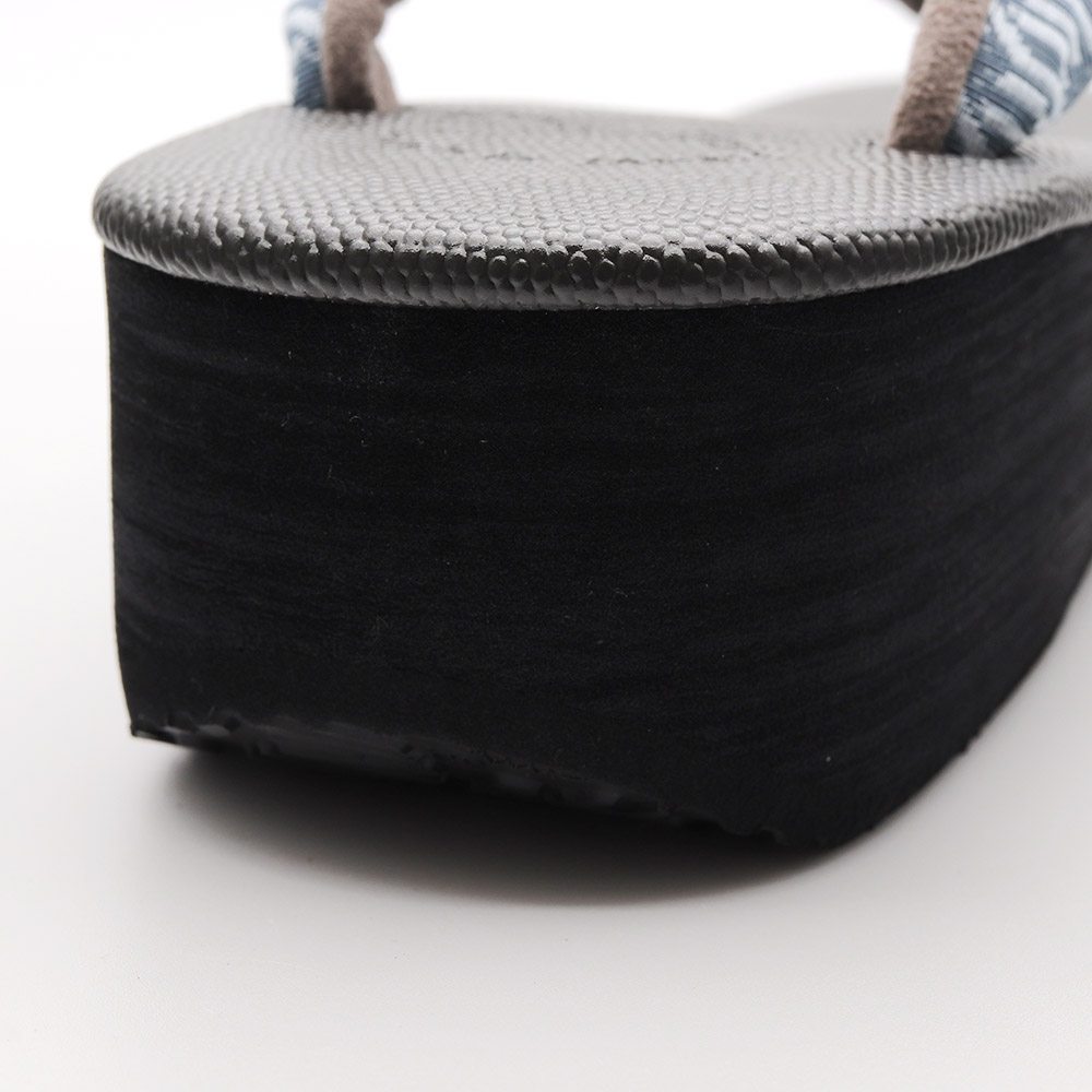 博多織カフェ草履(輪繋ぎ)【カレンブロッソ】