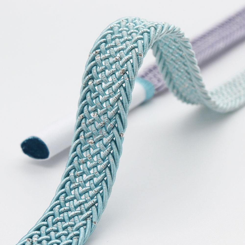 伊賀くみひも夏帯締(ぼかし/銀散らし)【ITOGO】