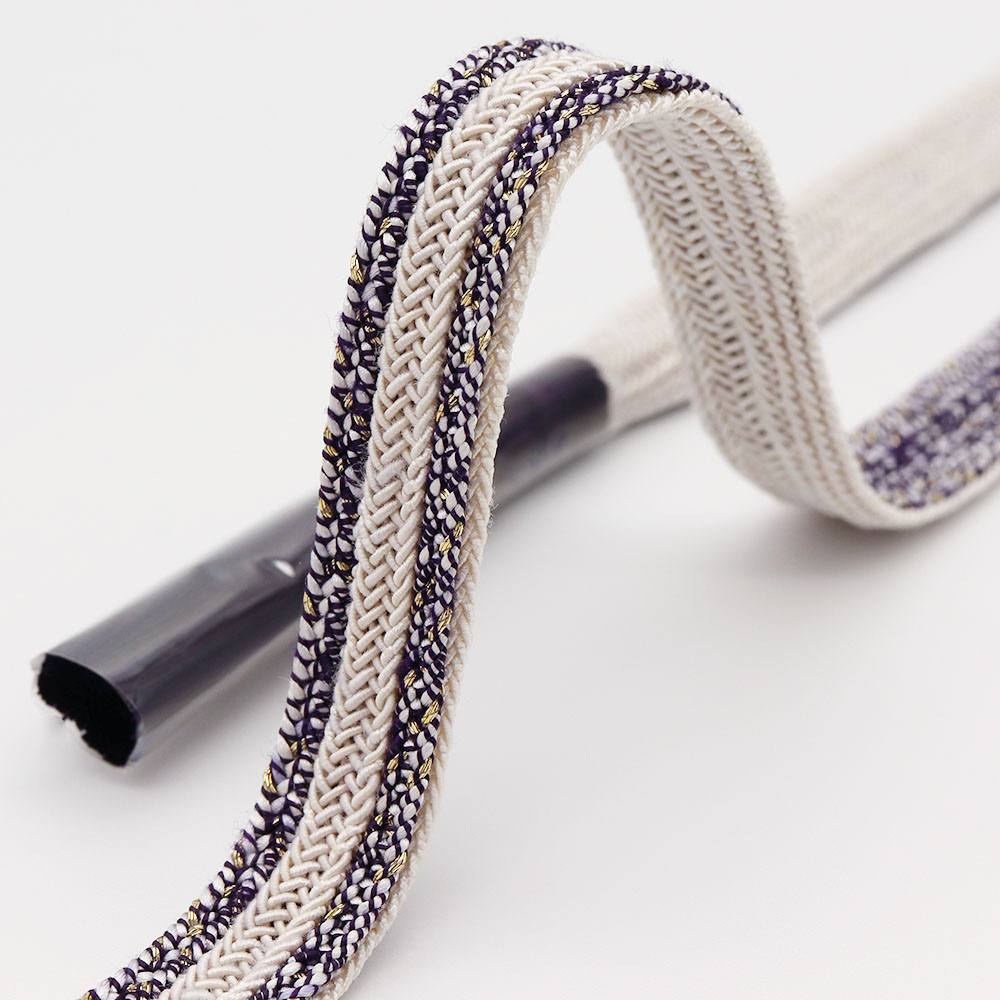 大和組みリバーシブル夏帯締【翠嵐工房】