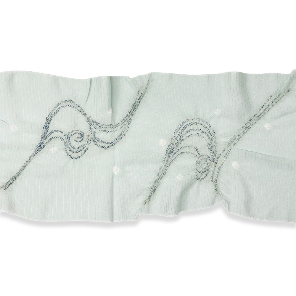 絽帯揚(渦文)【加藤萬】