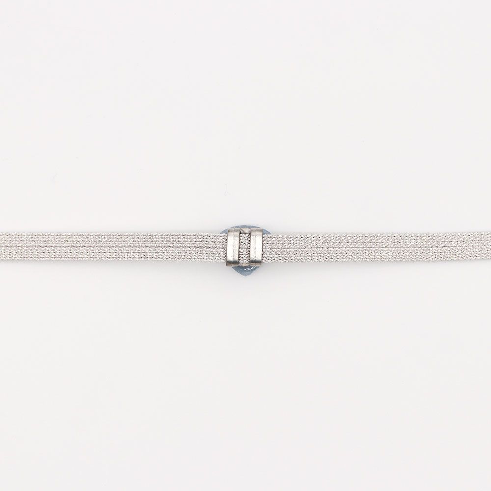 天然石帯留(エンジェライト)