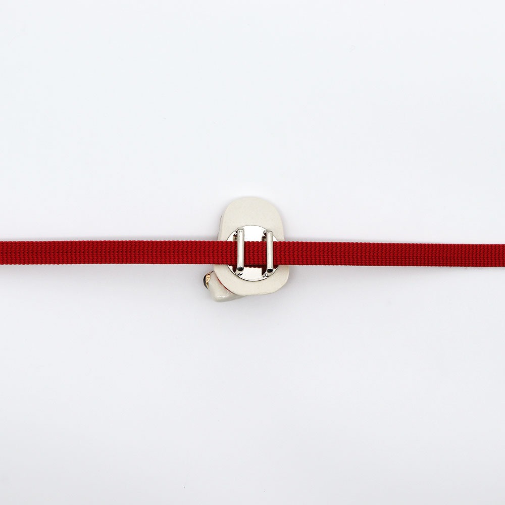 清水焼帯留(だるまと馬)【馬籠静】