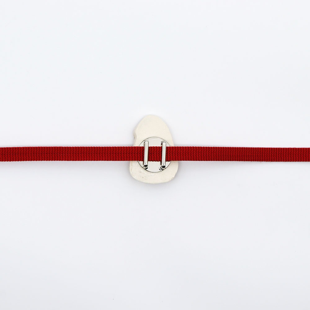 清水焼帯留(サンタさんと星)【馬籠静】