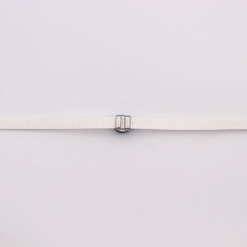 天然石帯留(ブルーカルセドニー)