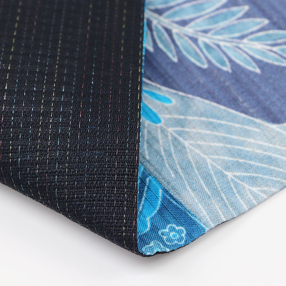 大島紬袋帯(アタカス地/唐花)【大迫織物】