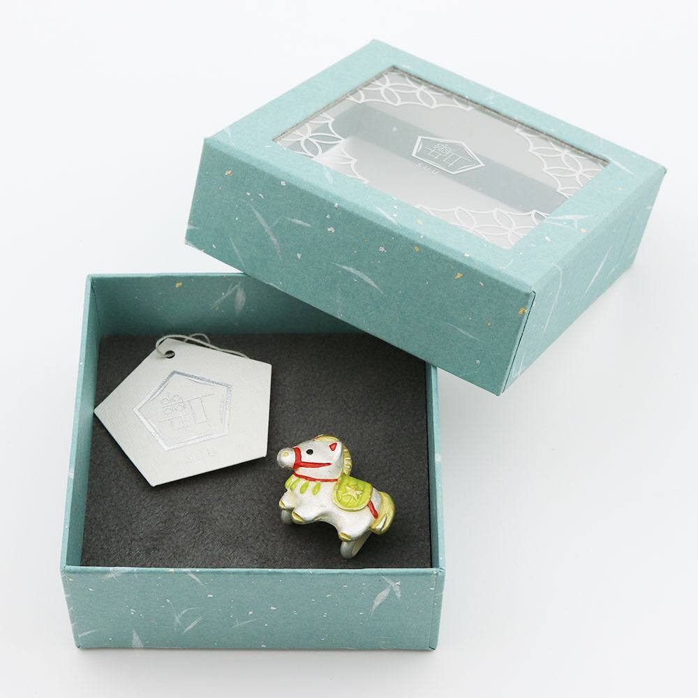 帯留(午張り子)【数-SUU-】