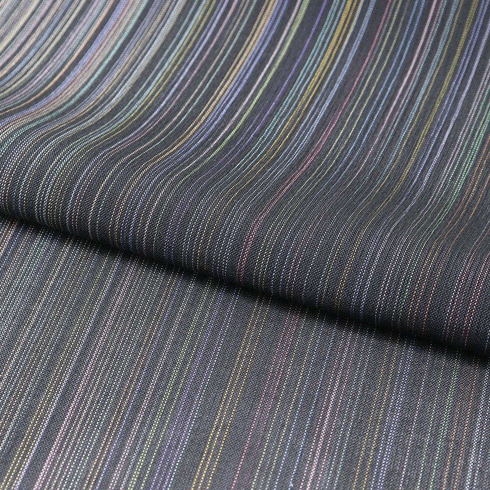 夏塩沢『100色乱縞』【やまだ織】