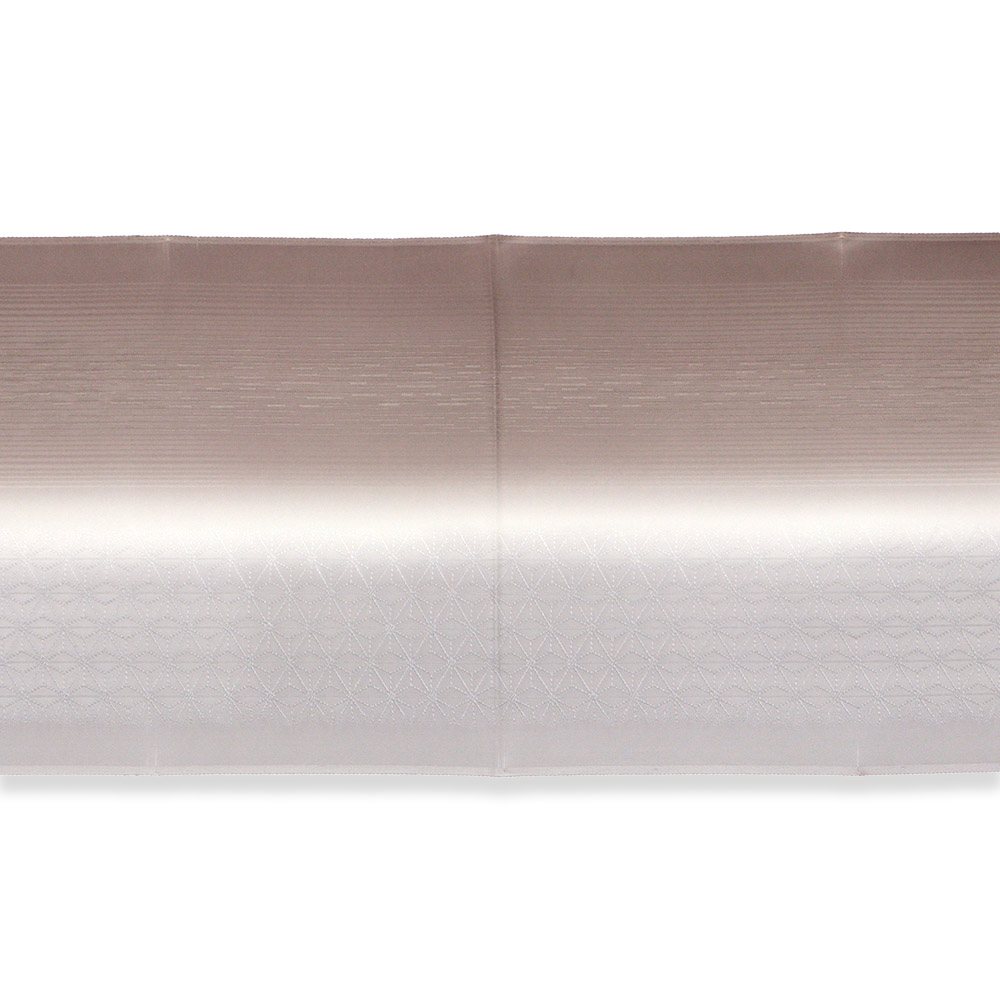 縦ぼかし帯揚 (麻の葉/縞地紋)