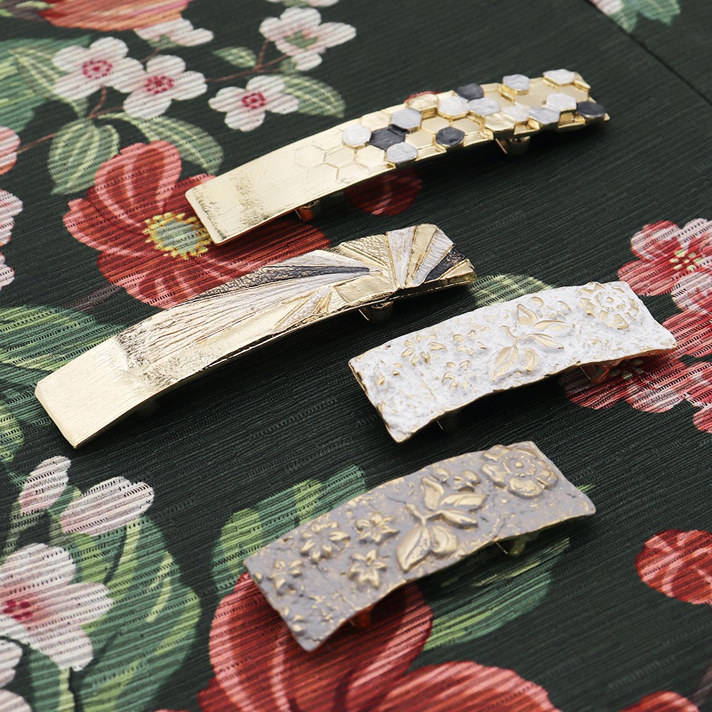 真鍮帯留(スクエア)