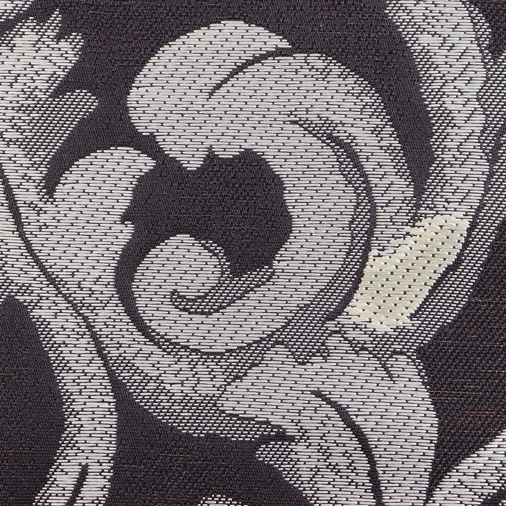 西陣九寸名古屋帯(アカンサス)『RoyalSilk』【織華佐竹】