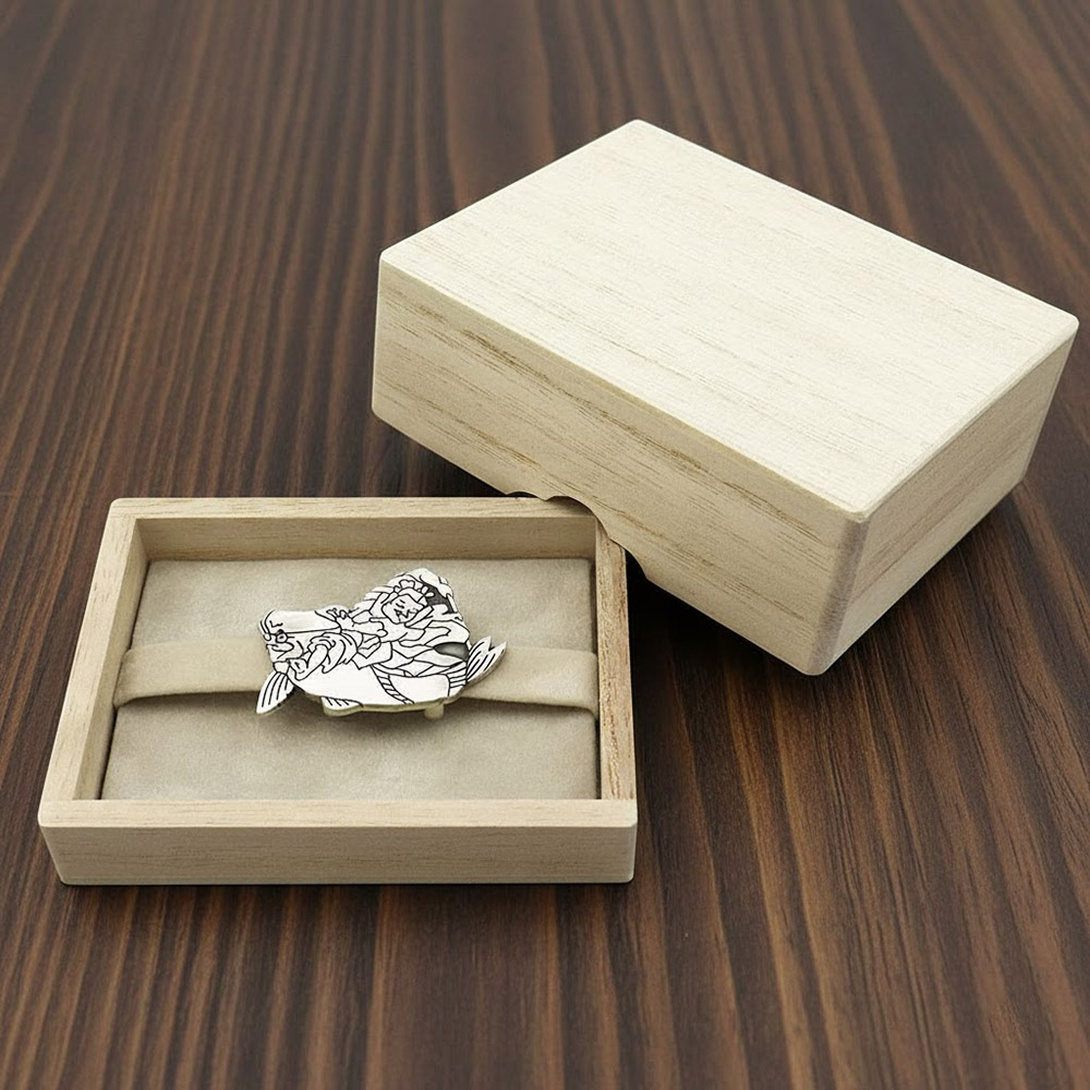 真鍮製帯留(和文化)【大原商店×いち利モール】