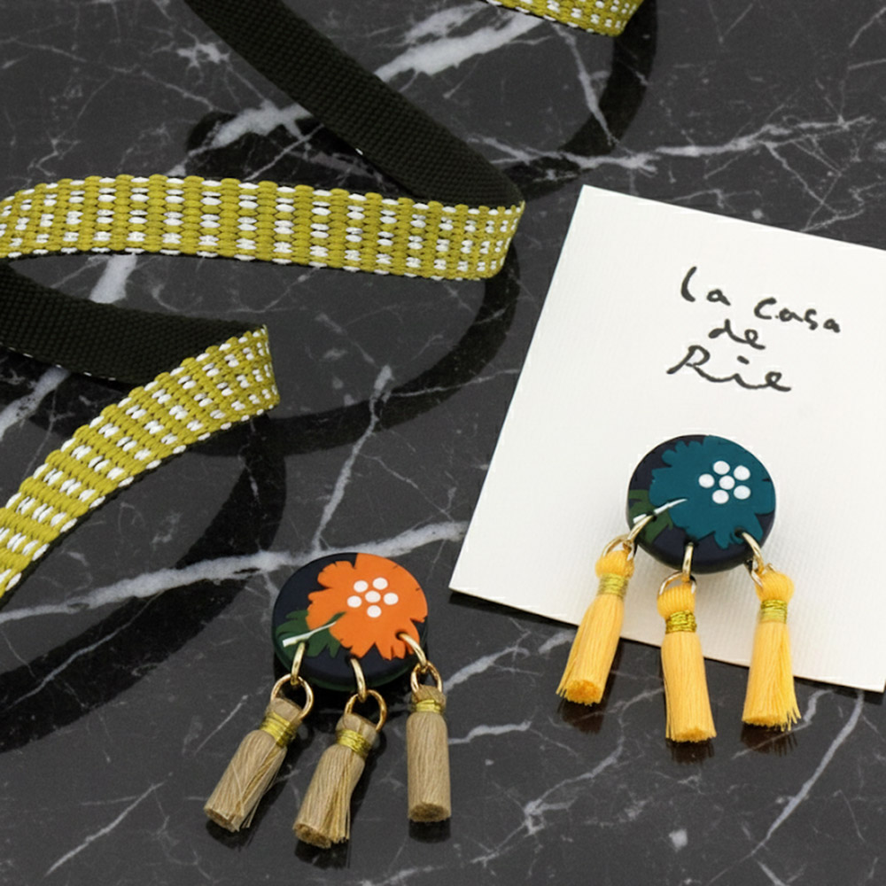 クレイ帯留『KAREN』【カサデリエ×いち利モール】