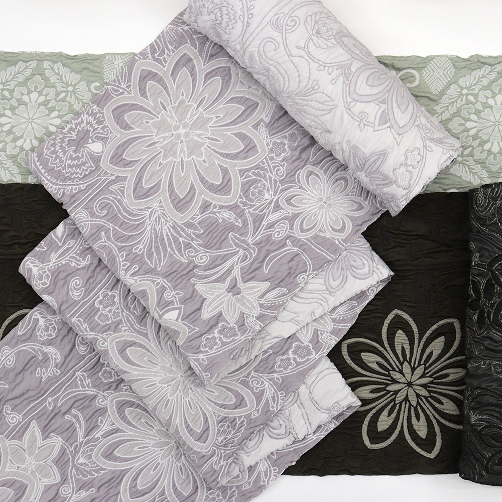 ふくれ織兵児帯(華紋)『百華』