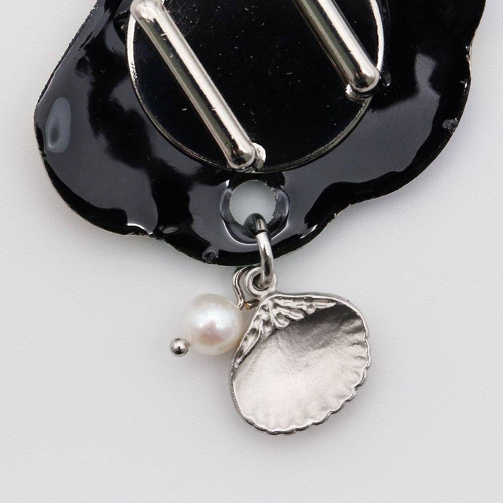 京七宝焼帯留『SHELL』【wayuplus×いち利モール】