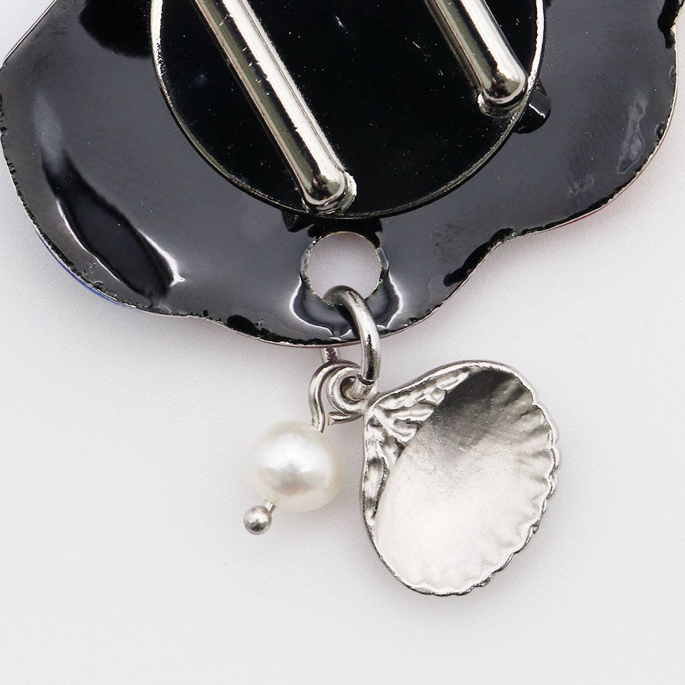 京七宝焼帯留『SHELL』【wayuplus×いち利モール】