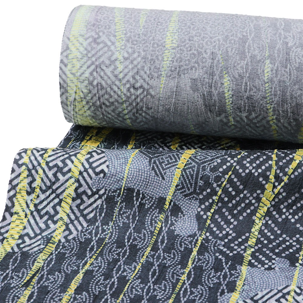 絞り小紋（竜巻絞り/雪輪）【きぬたや】