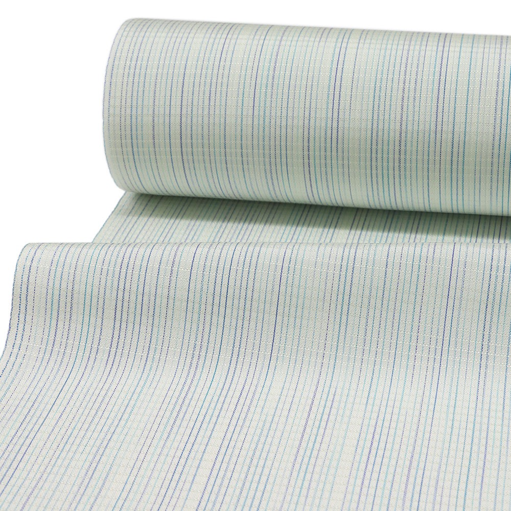 単衣向き西陣御召（雨縞）『あでやか』