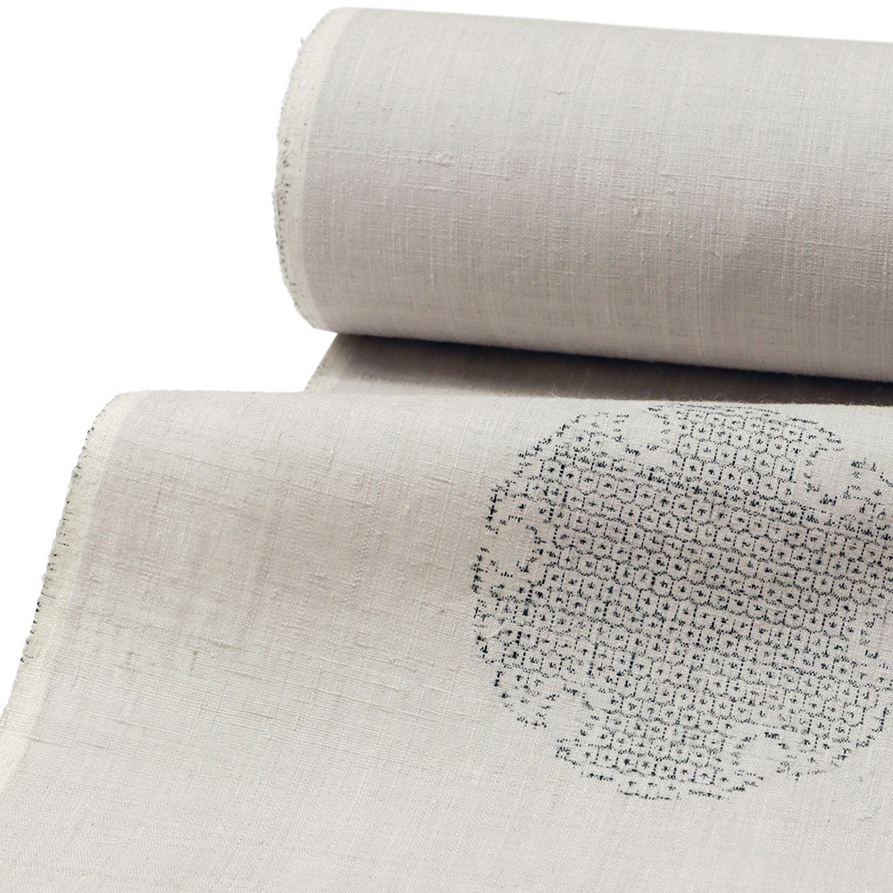 本場結城紬（100山亀甲/雪輪）