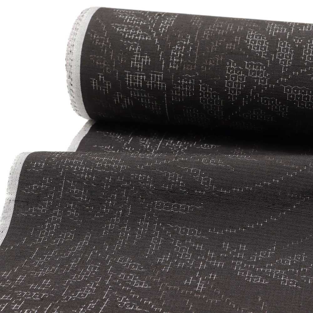 結城紬（80山亀甲/枝葉）