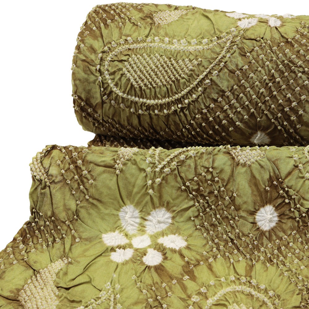 絞り浴衣（ペイズリー）【藤娘きぬたや】