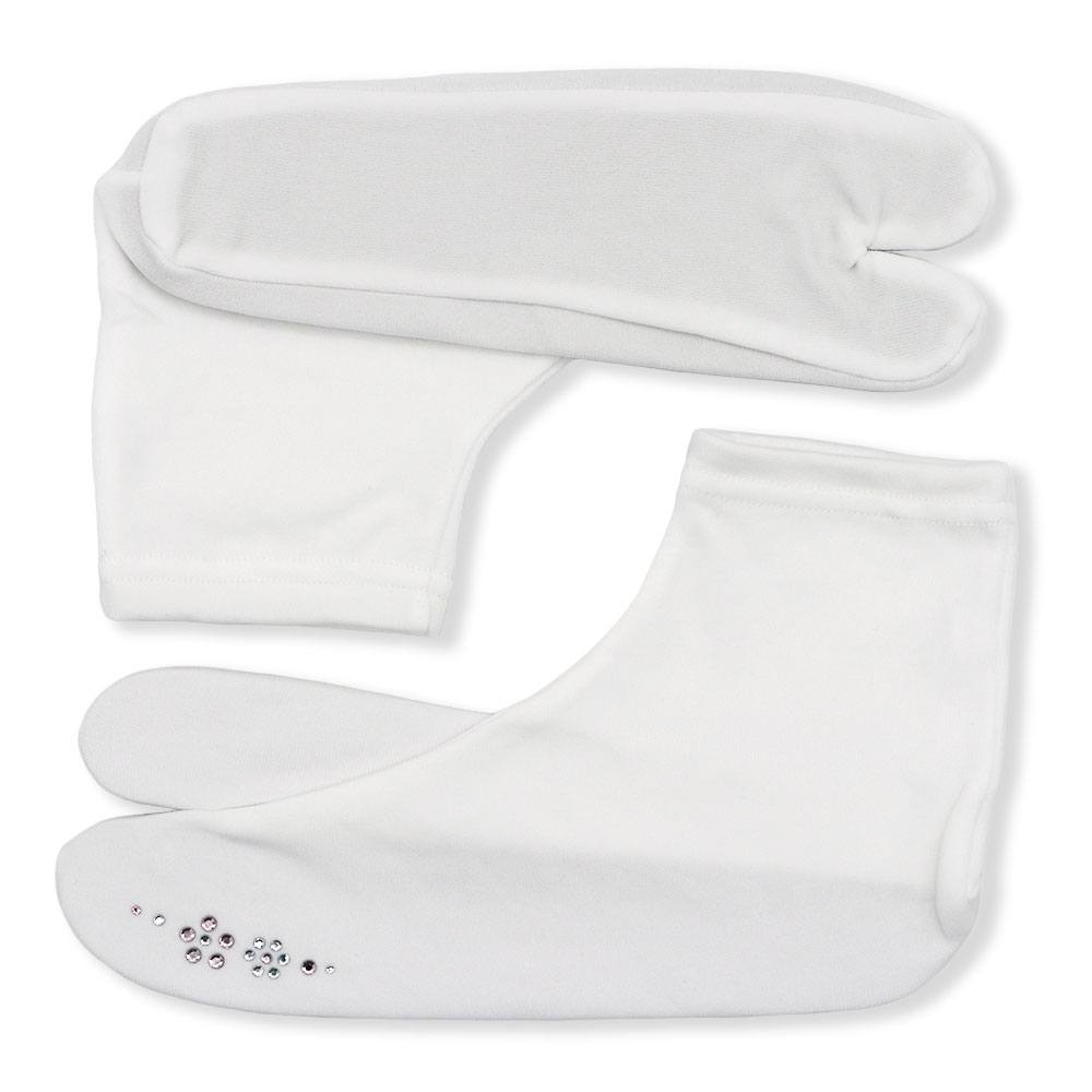 ストレッチ足袋(ラインストーン)『きらり小町』