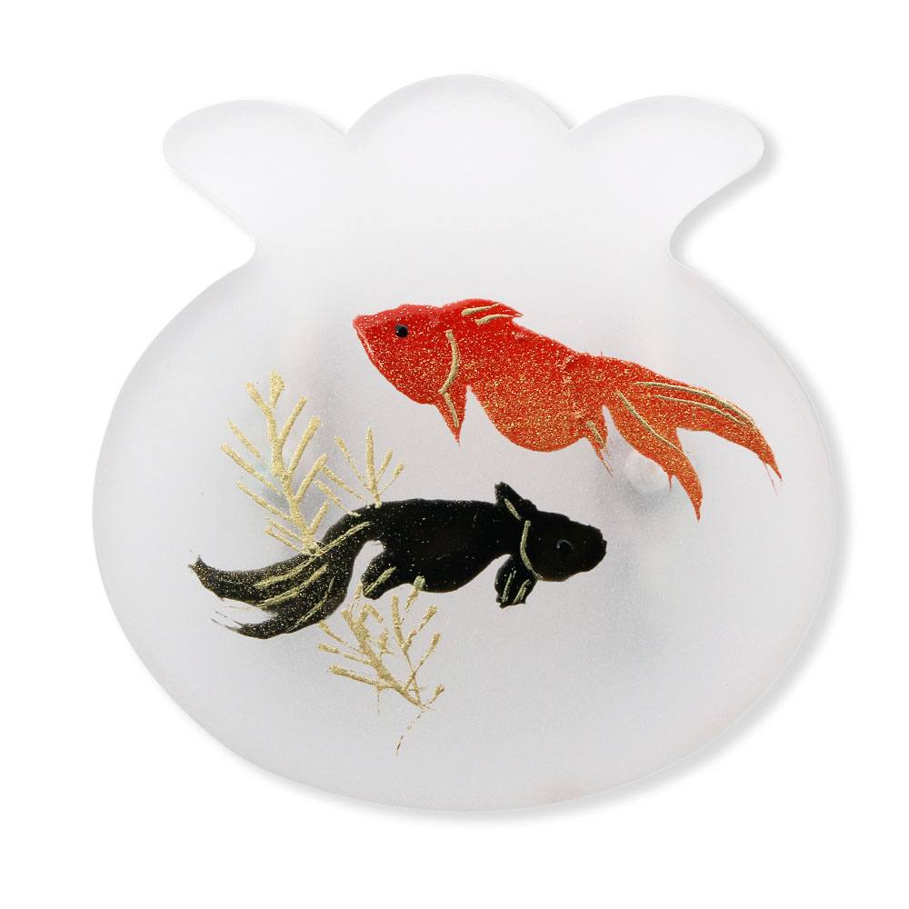 透かし帯留（金魚鉢）『花しおり』【大原商店】