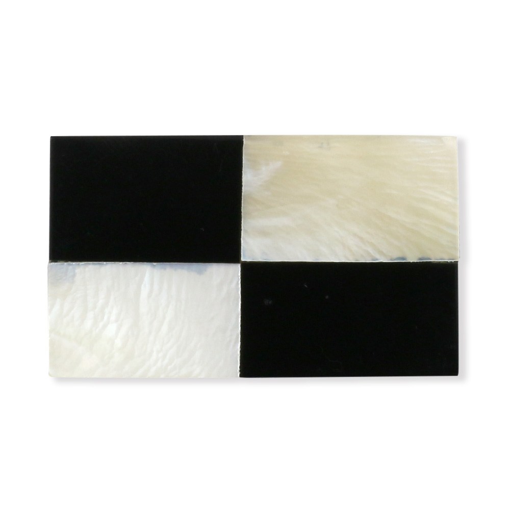 螺鈿帯留（格子）『花しおり』【大原商店】