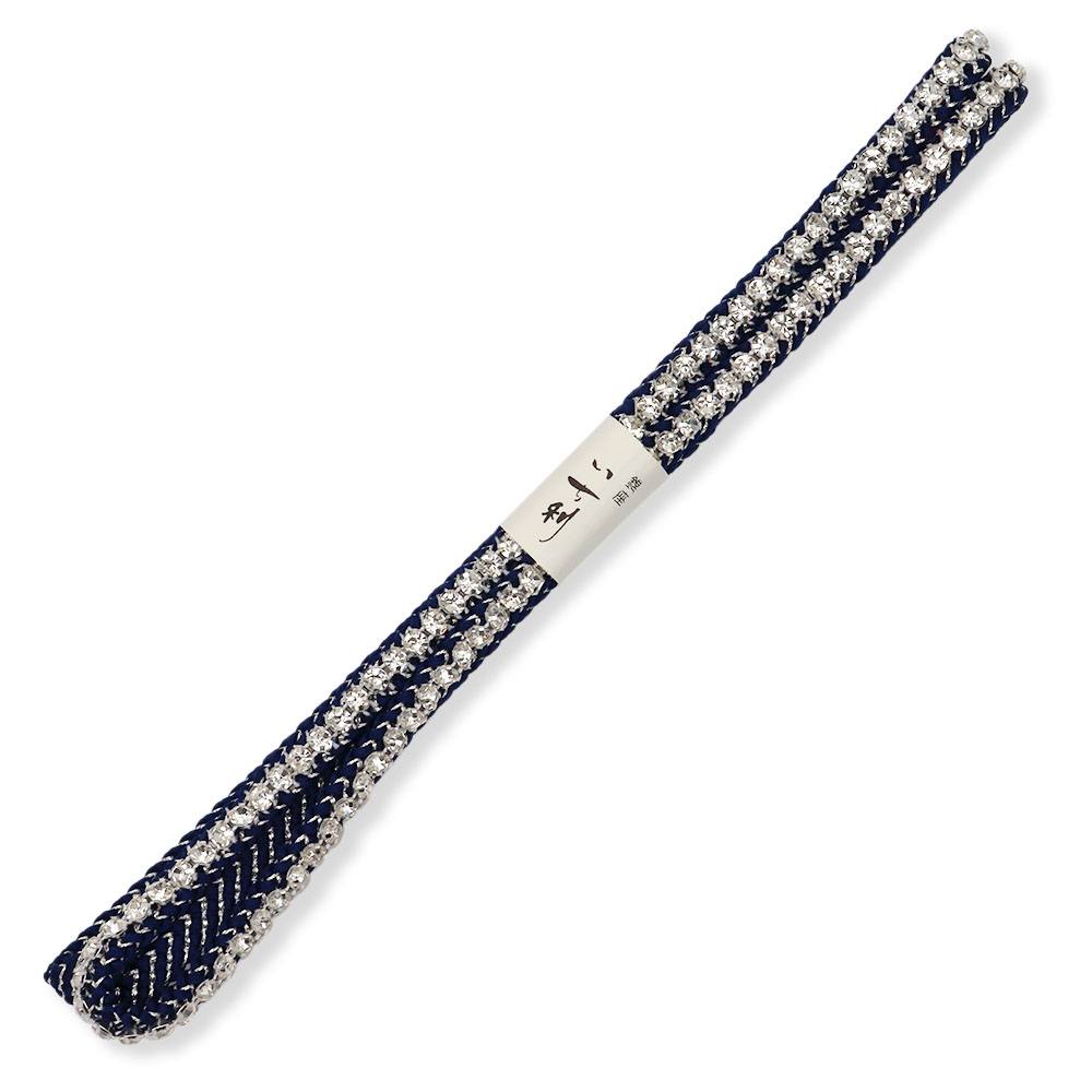 ラインストーン帯締【銀座いち利オリジナル】