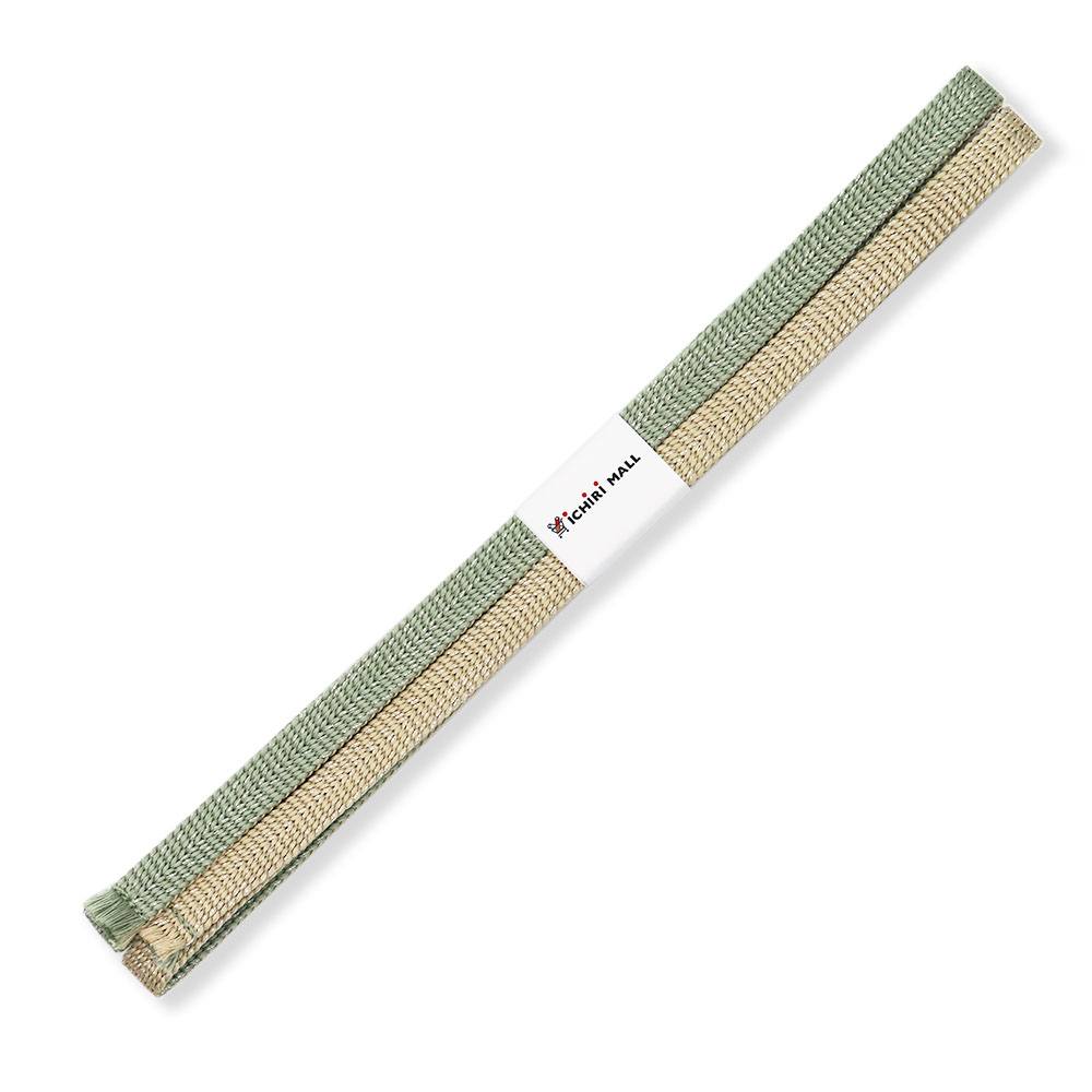 昼夜組み三分紐帯締(銀通し)【いち利モールオリジナル】