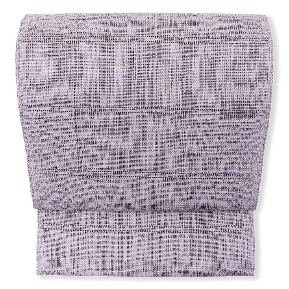 麻八寸名古屋帯(からみ織/ボーダー)