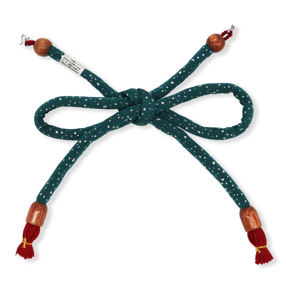 丸ぐけ撚り房羽織紐（霰）【大原商店】