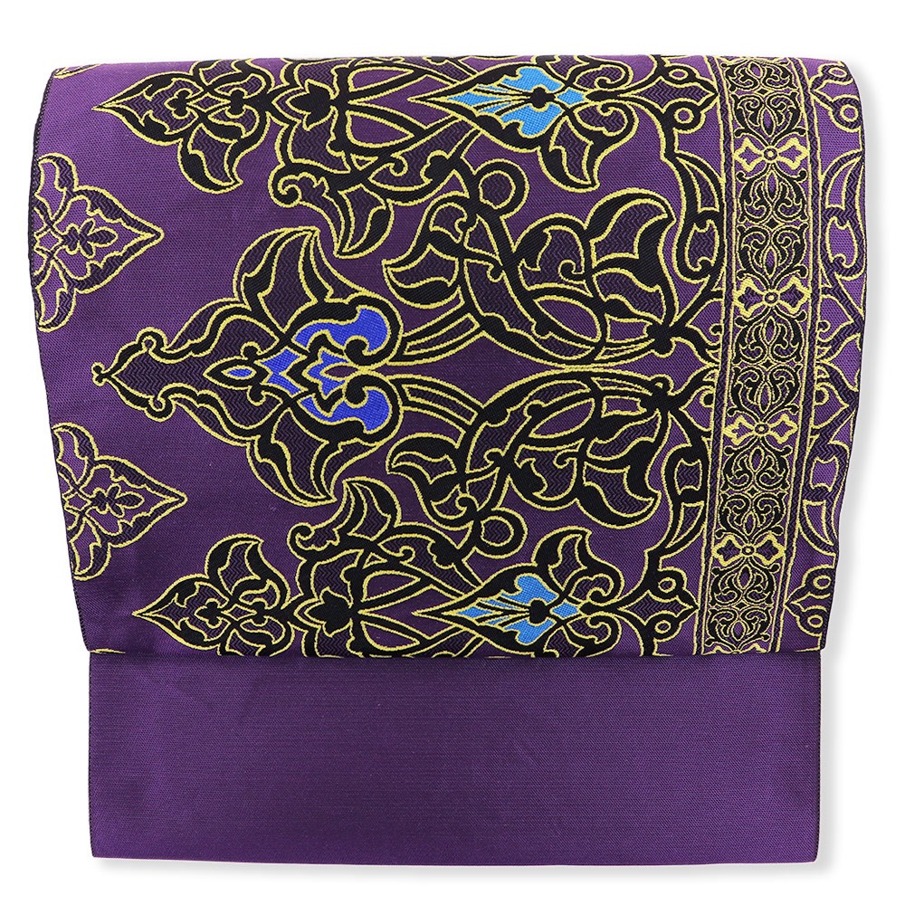 西陣九寸名古屋帯(王宮華飾文)【銀座いち利×西陣まいづる】