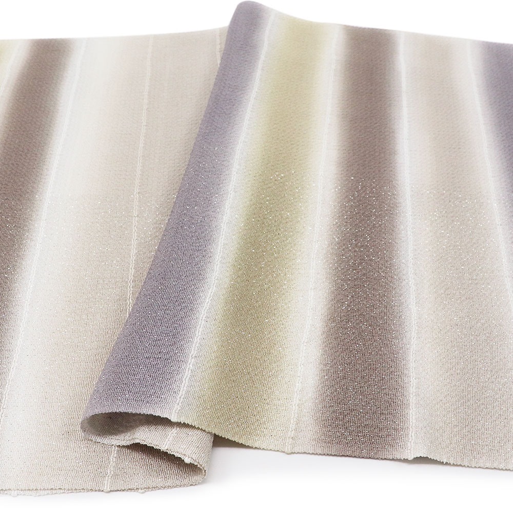 段ぼかし帯揚（銀糸）